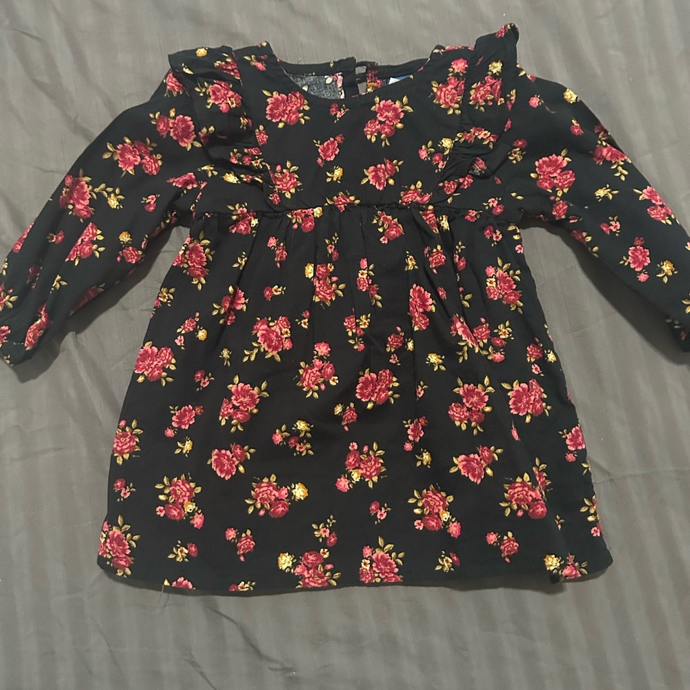 Black rayon dress